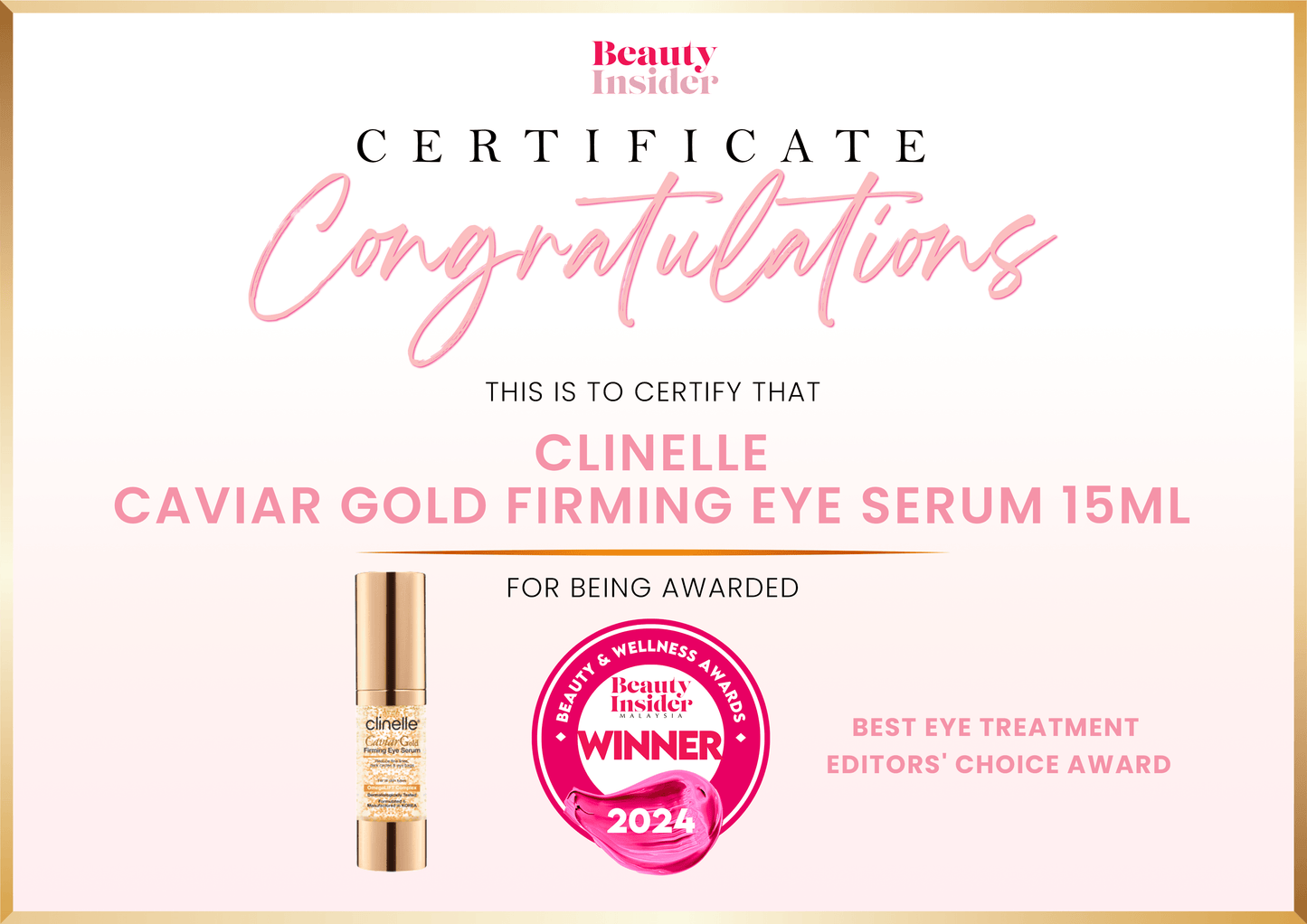 Caviar Gold Firming Eye Serum 15ml