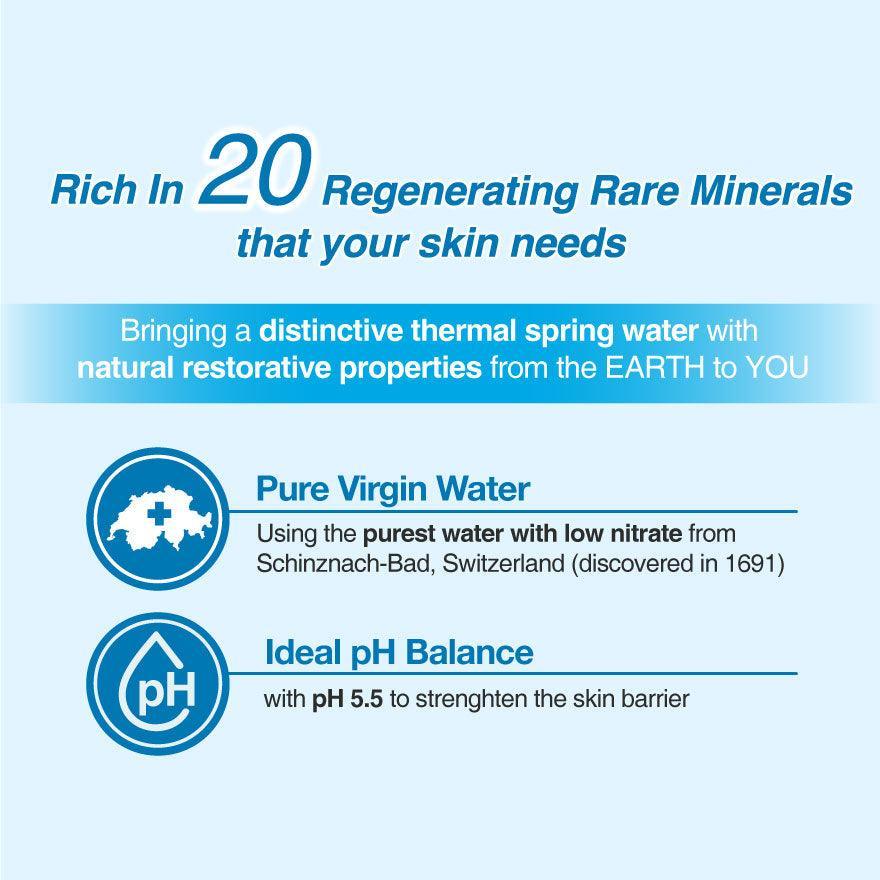 pureswiss thermal spring water 150ml - Clinelle