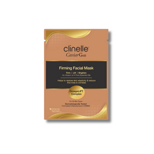 Clinelle Caviar Gold Firming Facial Mask 10pcs