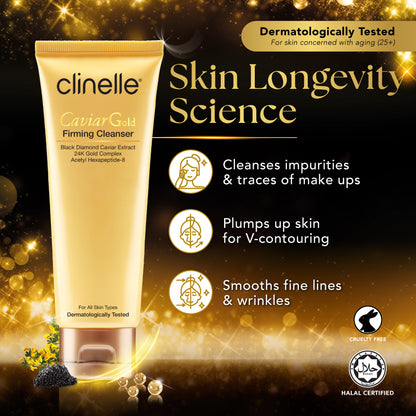 Caviar Gold Firming Cleanser 100ml Twin Pack