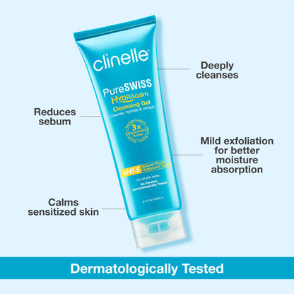 Pureswiss Hydracalm Cleansing Gel 100ml (Exp: Jan 2027)
