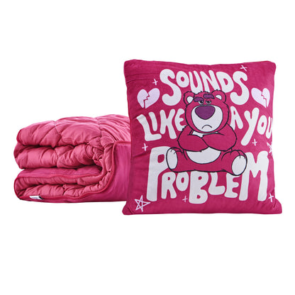 2 in 1 Foldable Pillow Blanket