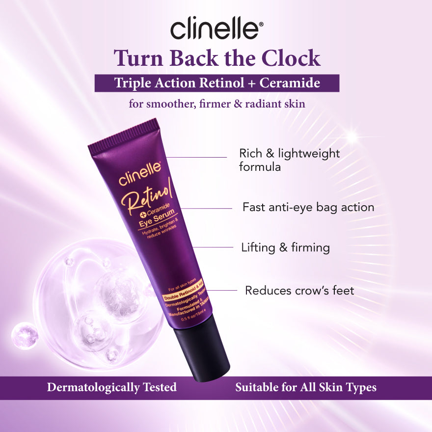 Retinol + Ceramide Eye Serum 15ml (Exp: May 2027)