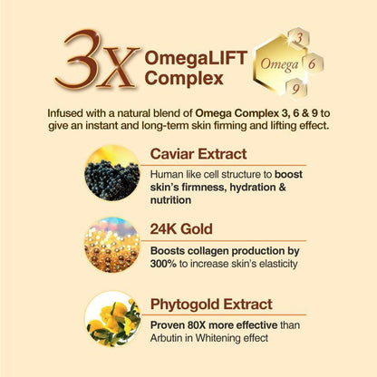 caviar gold firming cleanser 100ml - Clinelle