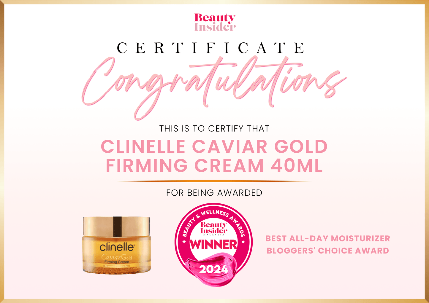 Caviar Gold Firming Cream 40ml