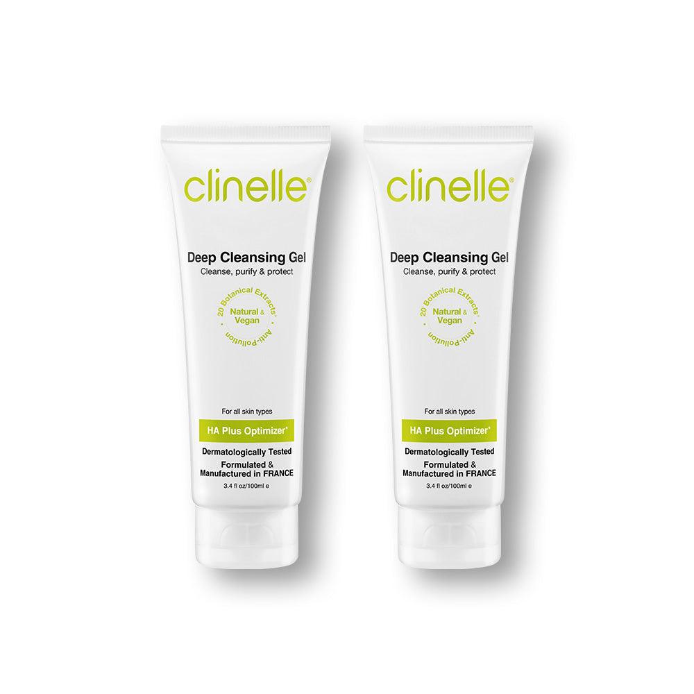 deep cleansing gel 100ml twin pack - Clinelle