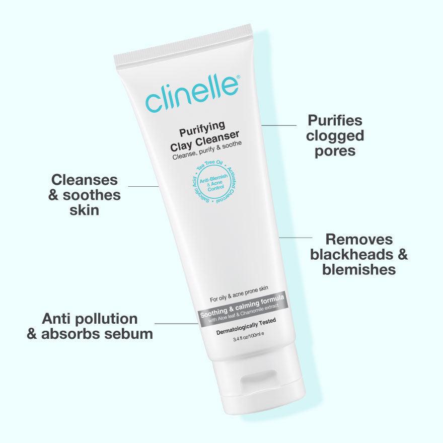 purifying clay cleanser 100ml - Clinelle