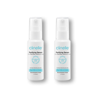 purifying serum 20ml twin pack - Clinelle