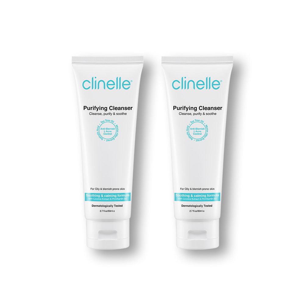 [twin pack] purifying cleanser 80ml - Clinelle