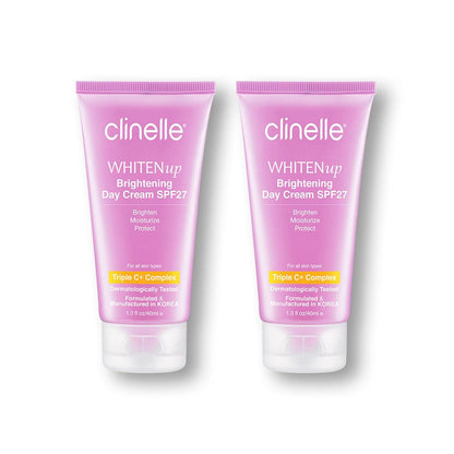 whitenup brightening day cream spf27 40ml twin pack - Clinelle